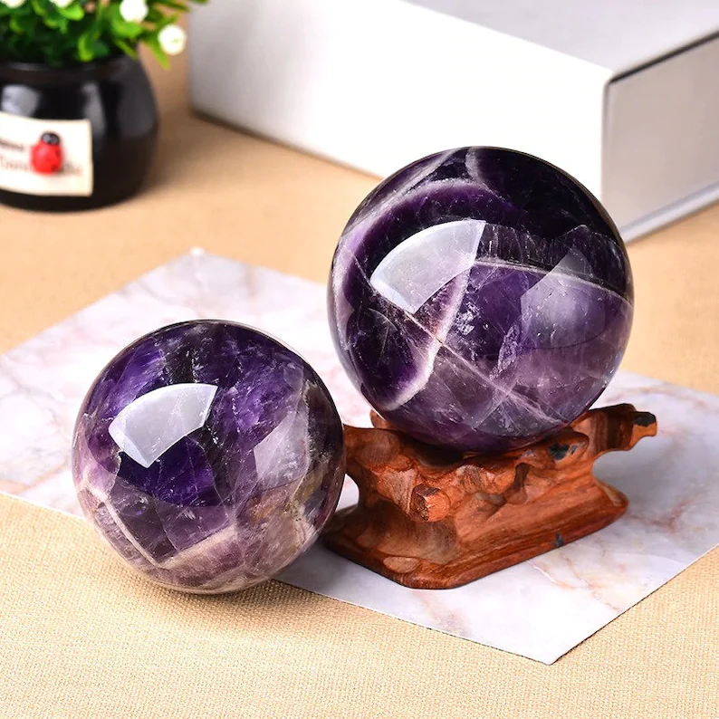 Amethyst Crystal Sphere