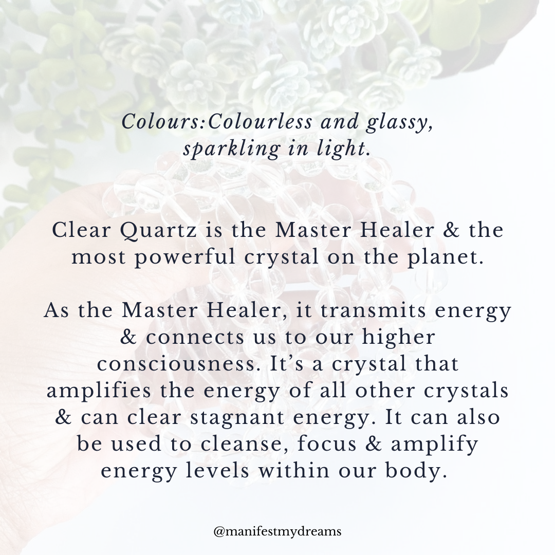 Clear Quartz- Master Healer Stone